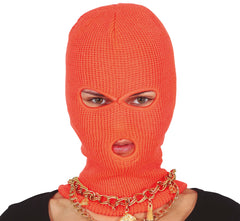 Cagoule néon Orange / Cagoule Fluo Orange / La Maison Du Déguisement