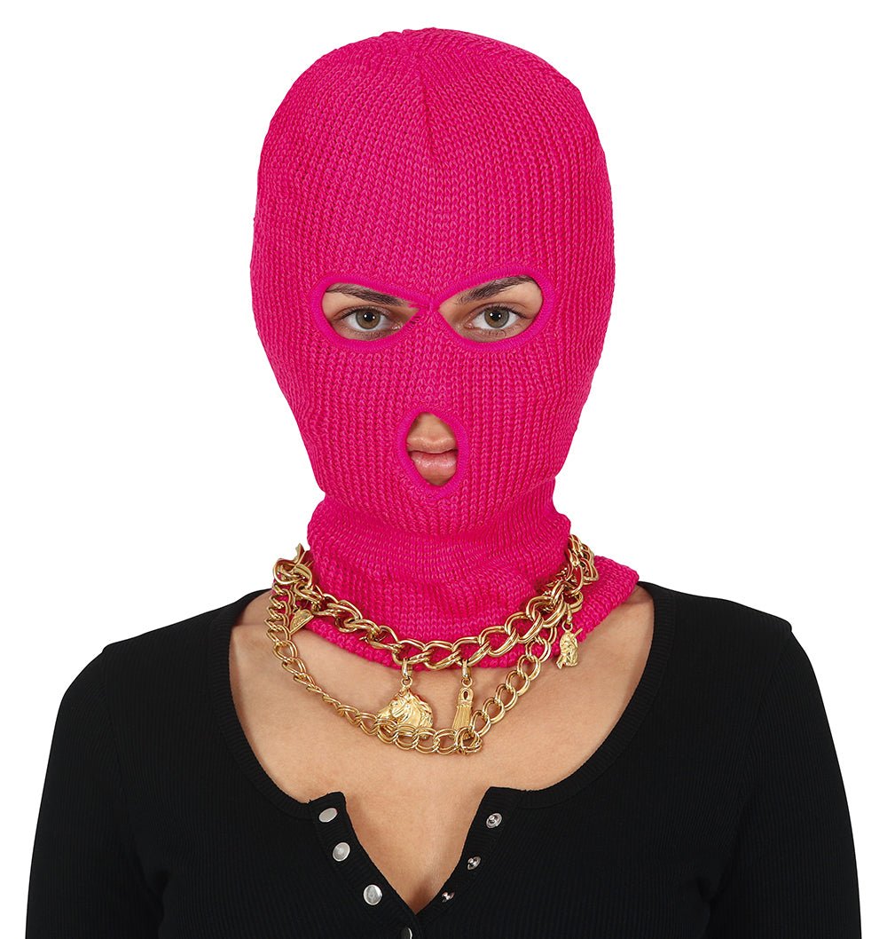 Cagoule Néon Rose / Cagoule Fluo Rose / La Maison Du Déguisement