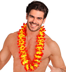 Collier Hawaïen Orange / Collier Hawaï Orange / La Maison Du Déguisement