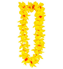 Collier Hawaïen Jaune / Collier Hawaï Jaune / La Maison Du Déguisement
