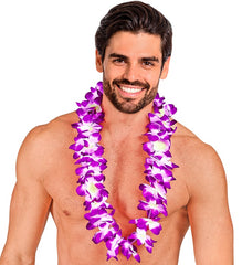 Collier Hawaïen Violet / Collier Hawaï Violet / La Maison Du Déguisement