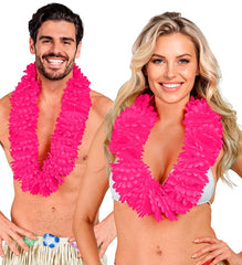 Collier Hawaïen Rose Luxe / Collier Hawaï Rose Luxe / La Maison Du Déguisement