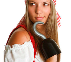 Crochet De Pirate / Crochet Corsaire Noir / La Maison Du Déguisement