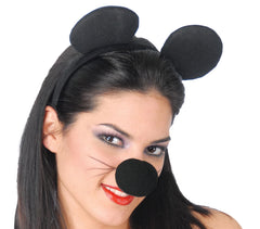 Serre tête Souris / Oreilles de souris / Serre tête Mickey / La Maison Du Déguisement