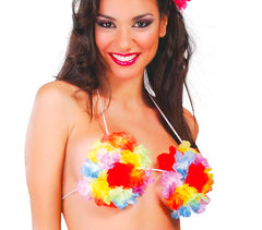 Soutien-Gorge à Fleurs Hawaïen / Soutien-gorge coquillage avec fleurs / La Maison du Déguisement