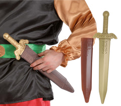 Épée De Gladiateur Avec Fourreau / Glaive Avec Fourreau / La Maison Du Déguisement