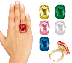 Bague Pierre Précieuse Assortie / Bague avec Pierre / La Maison Du Déguisement