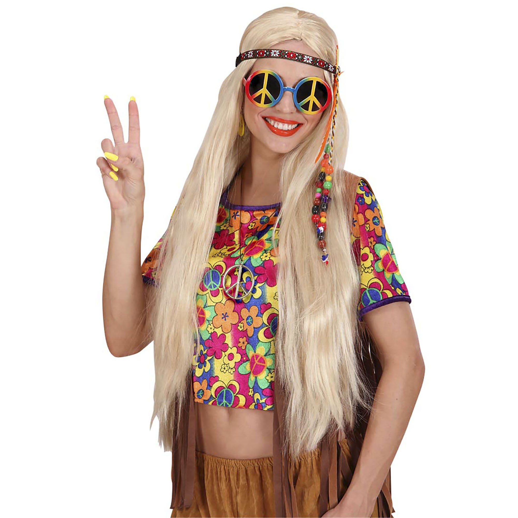 Collier Hippie Métal / La Maison Du Déguisement