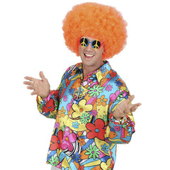 Collier Hippie Métal / Collier Hippie Peace and Love Argent / La Maison Du Déguisement