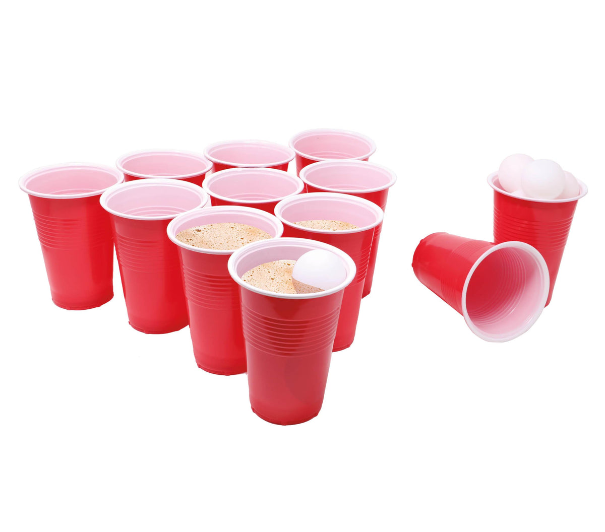 Red Cups Américains Bière, Beer pong / Gobelets Rouges Beer pong  / La Maison Du Déguisement
