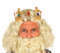 Couronne Métallisée De Roi Dorée / Couronne Royale Or / La Maison Du Déguisement