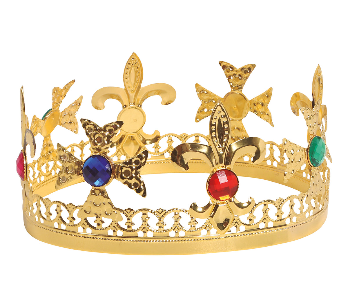 Couronne Métallisée De Roi Dorée / Couronne Royale Or / La Maison Du Déguisement