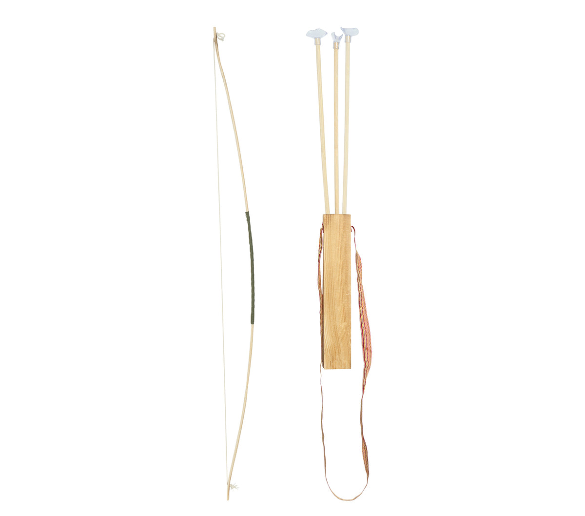 Arc avec trois flèches / Arc en Bois avec trois flèches / La Maison Du Déguisement