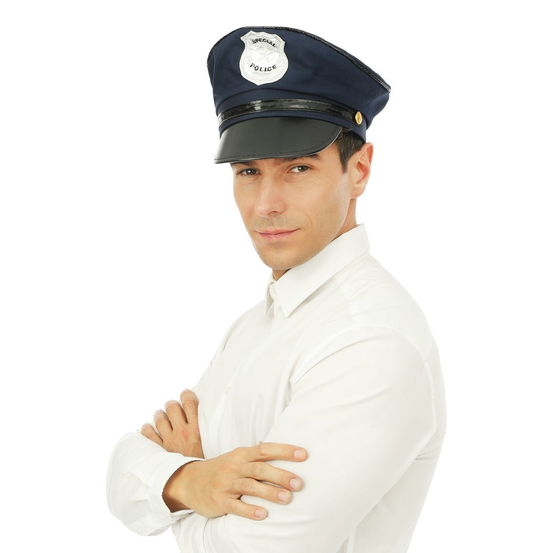 Casquette de Policier Adulte | Accessoire de Déguisement | La Maison du Déguisement