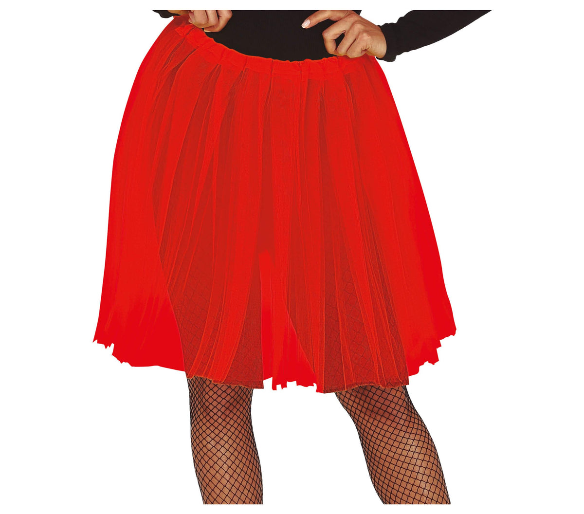 Tutu Rouge en Tulle BM / Tutu Résille Rouge 60 cm / La Maison Du Déguisement