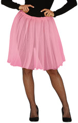 Tutu Rose Clair en Tulle BM / Tutu Résille Rose Fuchsia 60 cm / La Maison Du Déguisement