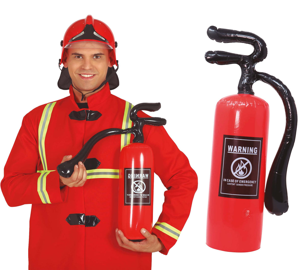 Extincteur Gonflable de Pompier / Extincteur Gonflable Emergency / La Maison Du déguisement