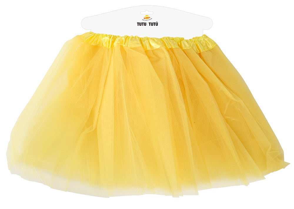 Tutu Jaune en tulle / Tutu résille Jaune / La Maison Du Déguisement