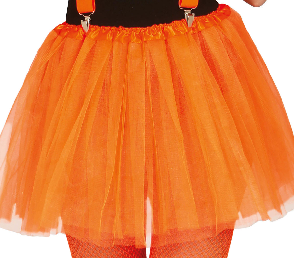 Tutu Orange en tulle / Tutu résille Orange / La Maison Du Déguisement