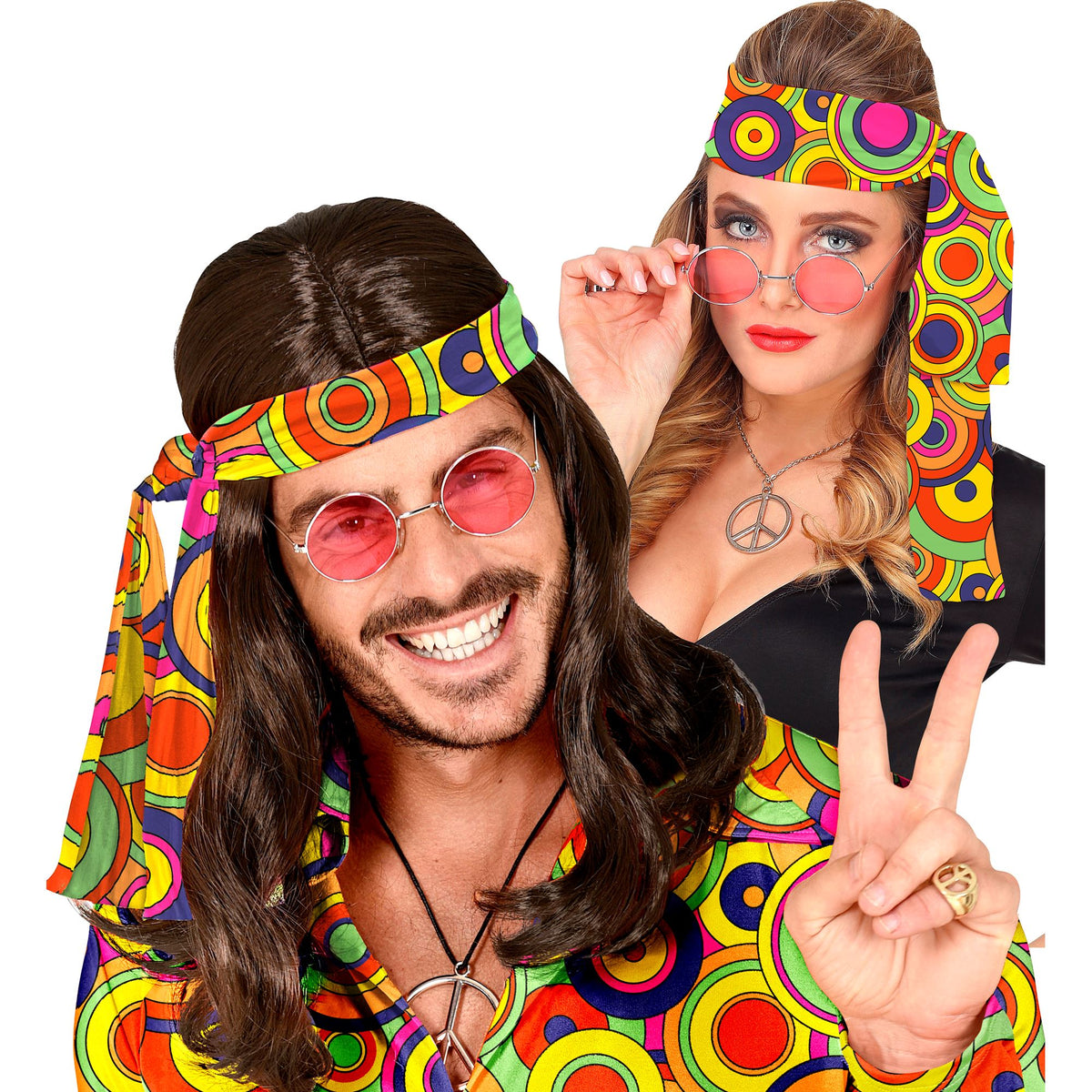 Bandeau Hippie / Bandeau Disco / Bandeau The 70s Groovy Style / La Maison Du Déguisement