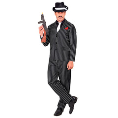 Déguisement Années 20, 30 noir / Costume Gangster Gatsby Noir / Costume Borsalino Noir / La Maison Du Déguisement