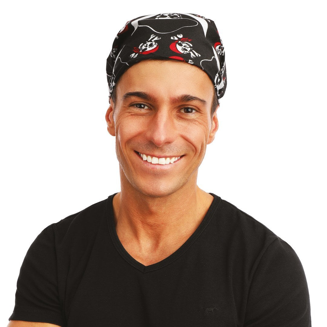 Bandana Pirate Têtes de Mort / Bandana Corsaire En Coton / La Maison Du Déguisement