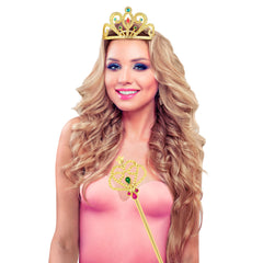 Baguette Magique de Fée Dorée / Baguette Magique Princesse Or / La Maison Du Déguisement