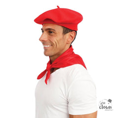 Bandana Rouge Uni / Foulard Basque Féria Rouge / La Maison Du Déguisement