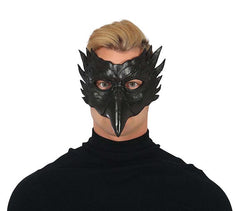 Masque Aigle Noir / Demi-masque hibou noir / La Maison Du Déguisement