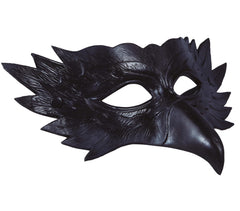 Masque Aigle Noir / Demi-masque hibou noir / La Maison Du Déguisement