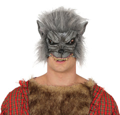 Masque de Loup Garou Vinyle / Demi Masque Loup garou Latex / La Maison Du Déguisement