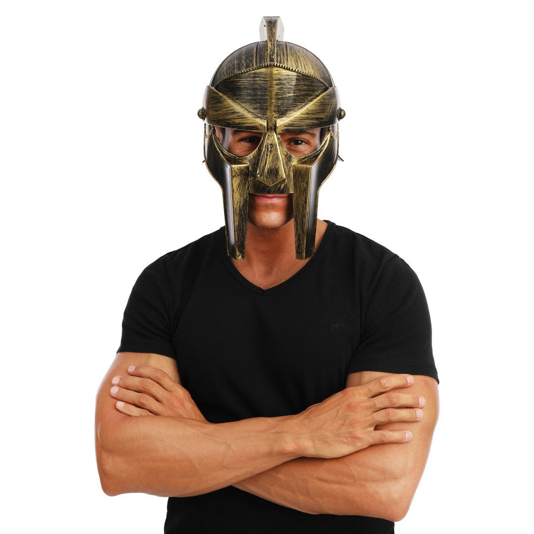 Casque de Gladiateur Adulte | Accessoire Déguisement Romain | La Maison du Déguisement