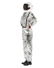 Location Déguisement Astronaute Argent Femme / Location Costume Combinaison Cosmonaute Adulte / La Maison Du Déguisement