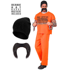 Déguisement de Prisonnier Américain / Costume Guantanamo Orange / La maison du Déguisement