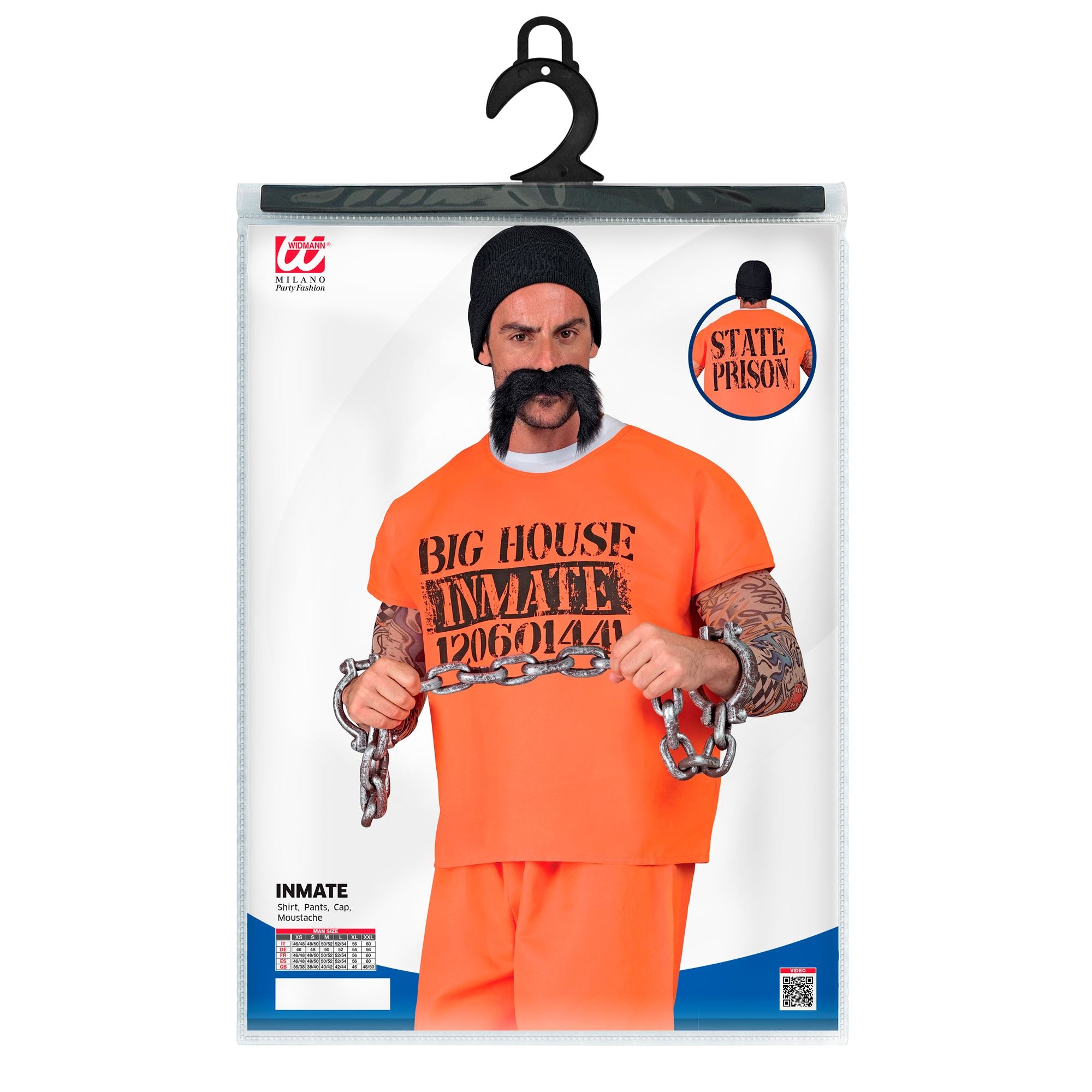 Déguisement de Prisonnier Américain / Costume Guantanamo Orange / La maison du Déguisement