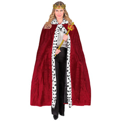 Cape De Reine En Velours Bordeaux / Manteau Royal Bordeaux / La Maison Du Déguisement
