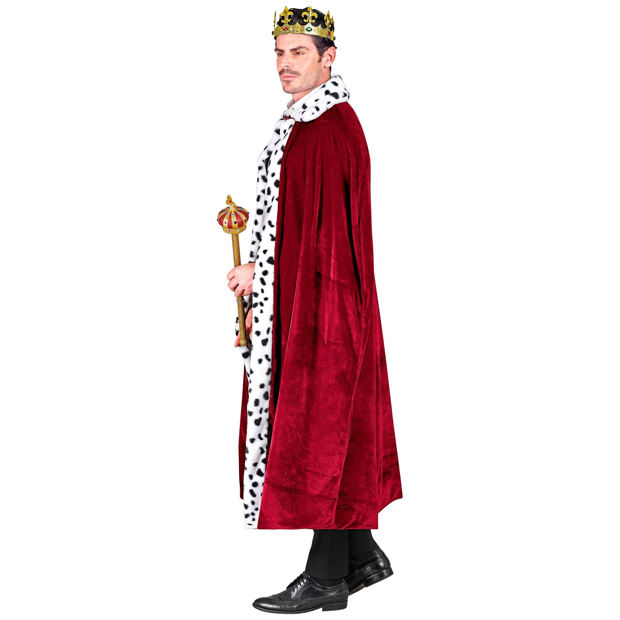 Cape De Roi En Velours Bordeaux / Manteau Royal Bordeaux / La Maison Du Déguisement