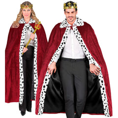 Cape De Roi En Velours Bordeaux / Manteau Royal Bordeaux / La Maison Du Déguisement