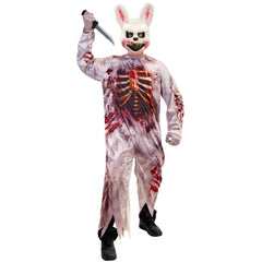 Déguisement Lapin Zombie Adulte / Costume Lapin Tueur Ensanglanté Halloween / La Maison Du Déguisement
