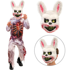 Déguisement Lapin Zombie Enfant / Costume Lapin Tueur Ensanglanté Halloween / La Maison Du Déguisement