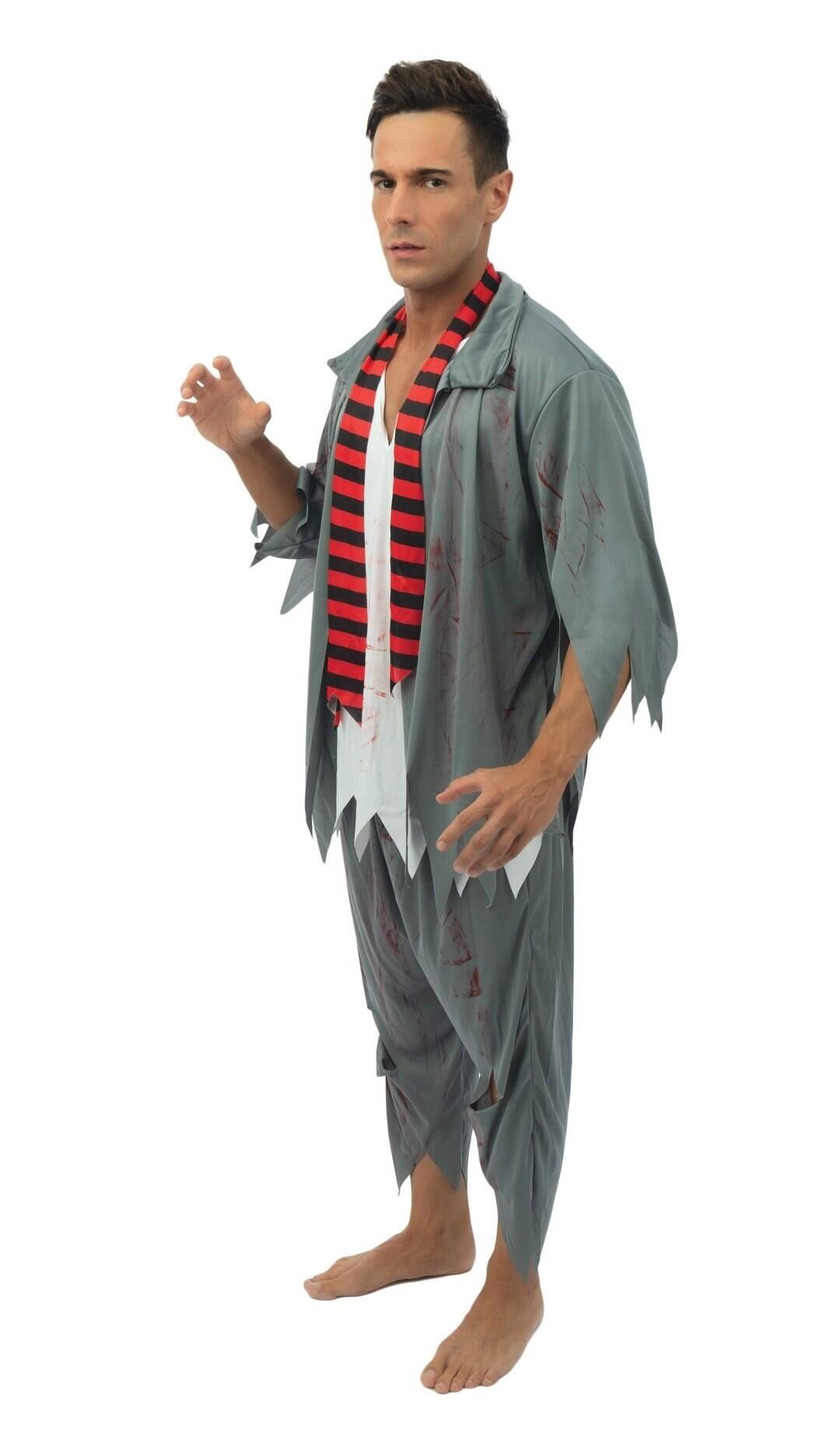 Déguisement étudiant sanglant Adulte / Costume Etudiant Zombie Halloween Homme / La Maison Du Déguisement