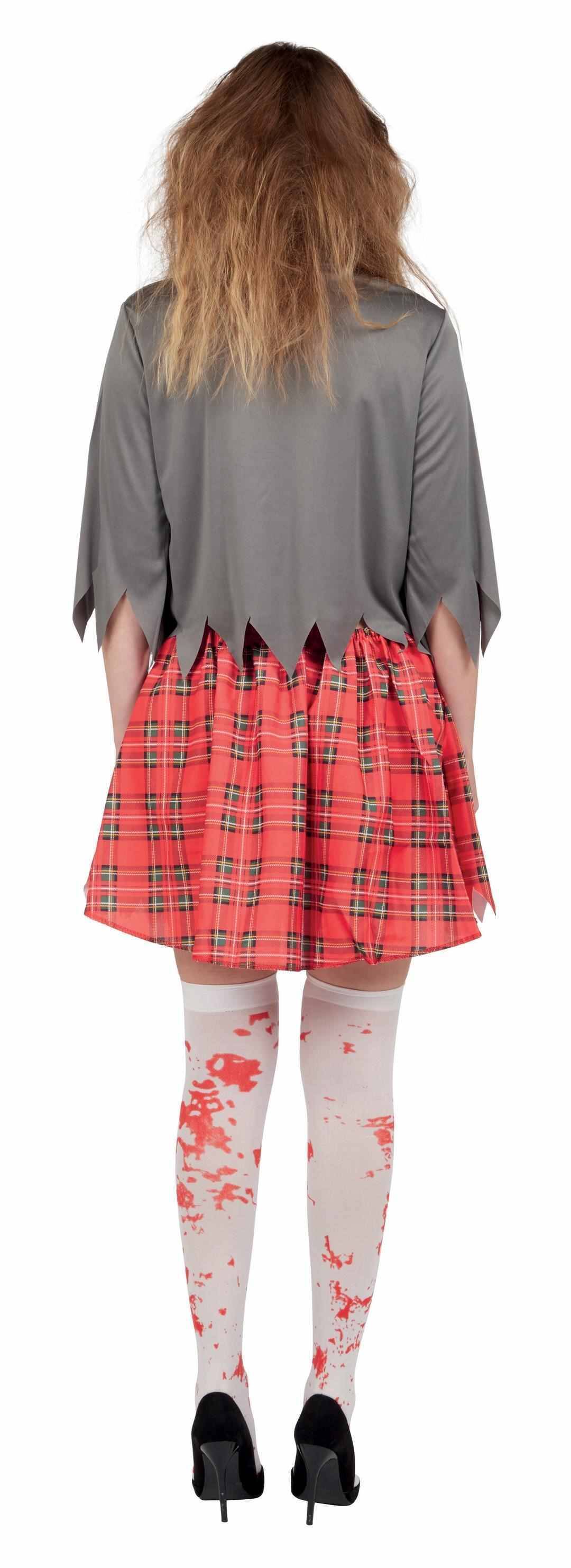 Déguisement Etudiante Zombie Adulte / Costume Ecolière sanglante Halloween Femme / La Maison Du Déguisement