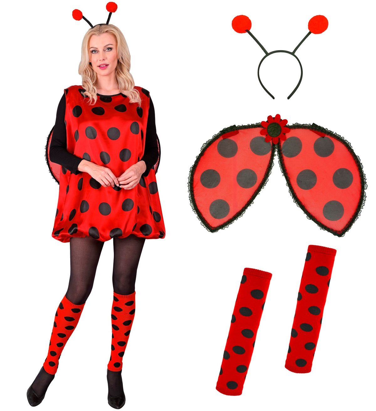 Déguisement Coccinelle Adulte / Costume Robe Coccinelle Femme / La Maison Du Déguisement