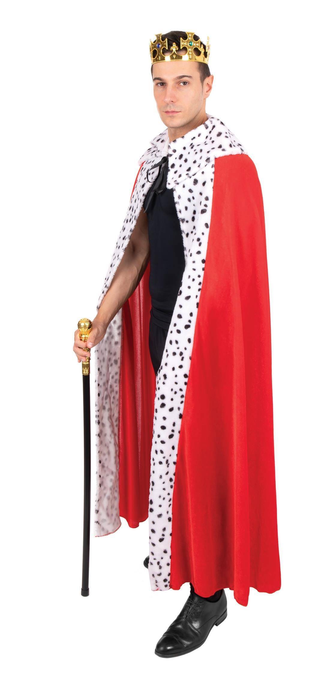 Location Déguisement Cape Royal Rouge / Location Costume Cape Roi Rouge / La Maison Du déguisement