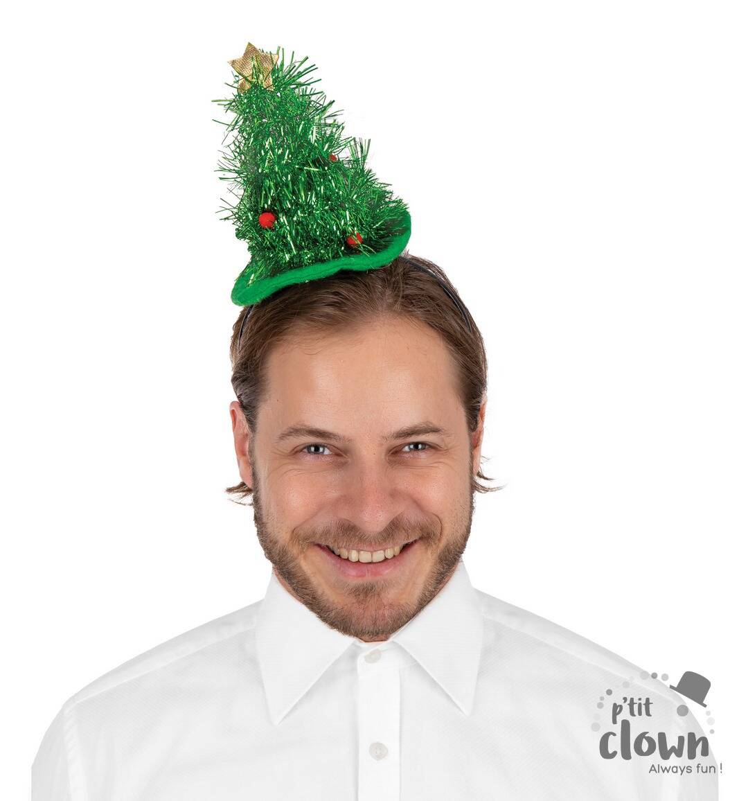 Serre-tête Sapin Miniature | Accessoire costume Noël | La Maison du Deguisement