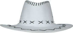 Chapeau Cowboy Blanc / Chapeau Western Blanc / Chapeau Cow boy Blanc / La Maison Du Déguisement