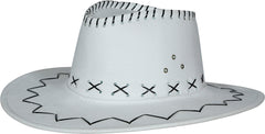 Chapeau Cowboy Blanc / Chapeau Western Blanc / Chapeau Cow boy Blanc / La Maison Du Déguisement