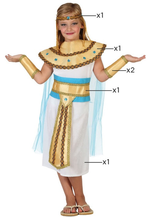 Déguisement Cléopâtre Reine Egyptienne Enfant / Costume Reine Du Nil Enfant / La Maison Du Déguisement