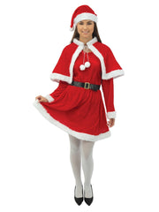 Costume Mère Noël en Velours Adulte | Costume de Noël pour adulte | La Maison du Deguisement