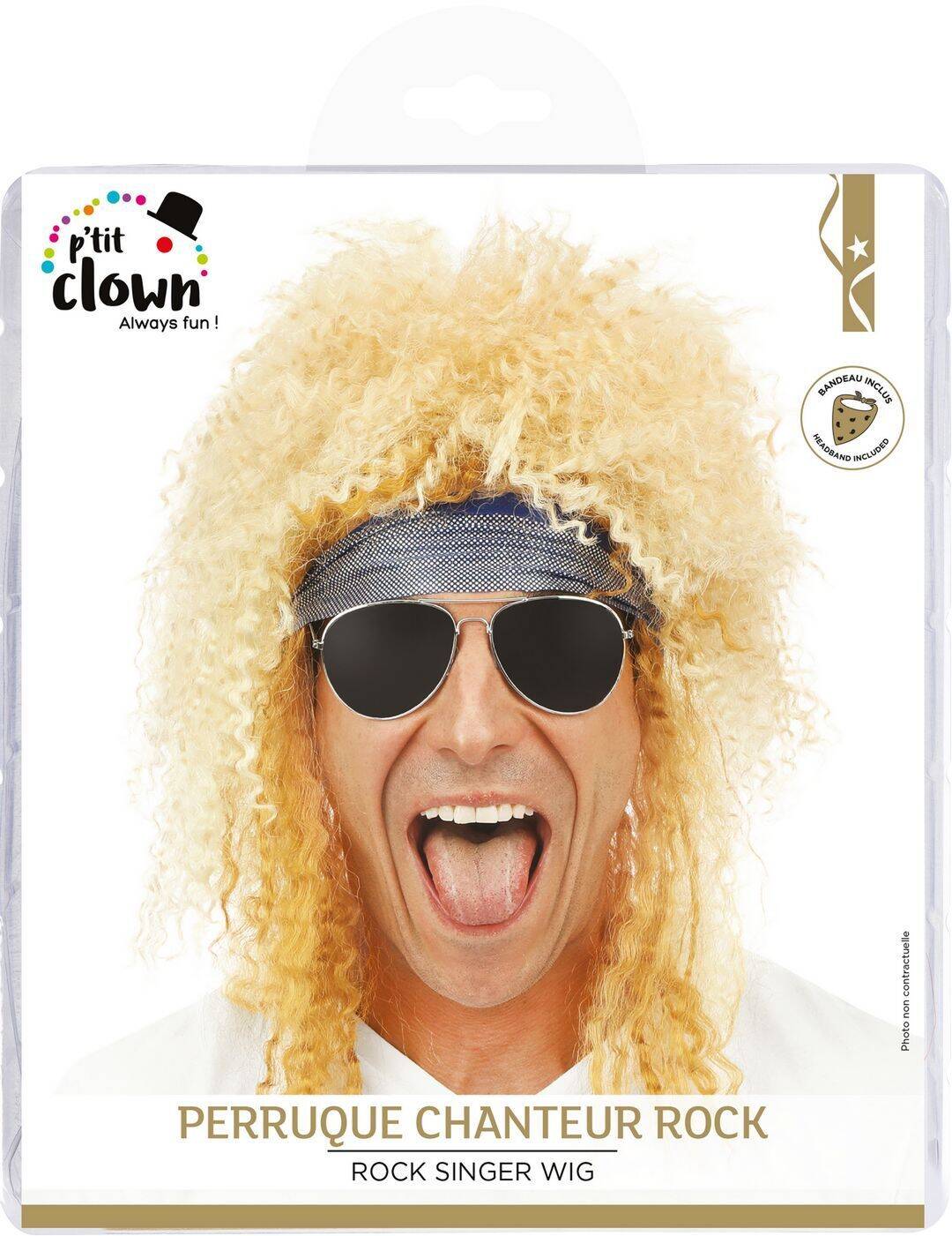 Perruque Chanteur Rock / La Maison Du Déguisement